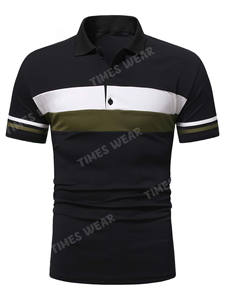 Camisetas personalizadas para hombre, Polo de algodón con Panel de contraste, el mejor precio, hechas en la fábrica de Pakistán - Product Image 2