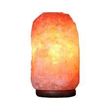 Lampe en sel naturel de style fleur sculptée avec sel rose de l'Himalaya - Product Image 4