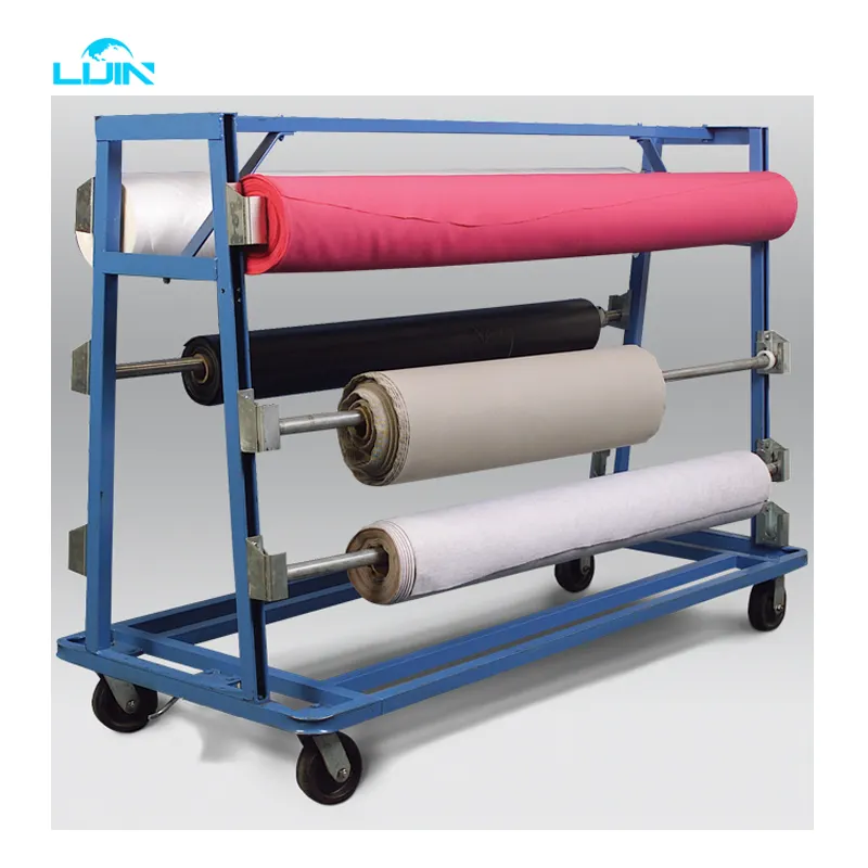 LIJIN, fabricación personalizada, bastidores de rollo de tela de acero
