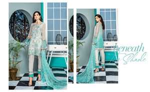 Vêtements de fête indiens et pakistanais de haute qualité Salwar Kameez de qualité export pour femmes robe de femme en tissu d'Inde et du Pakistan - Product Image 3