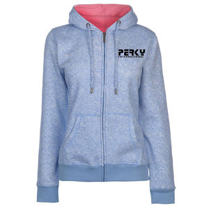 Sudadera con capucha con cremallera bordada personalizada para mujer Otoño Invierno nueva chaqueta de sudadera suelta con cordón de bolsillo y cremallera - Product Image 1