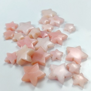 Opale Rose Naturelle Étoile Sculpture Pierre Précieuse Semi-Précieuse Guérison Fabrication de Bijoux Pierre Précieuse Lâche Fournisseur Indien Prix de Gros - Product Image 2