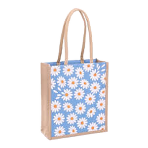 Bolsa de lona impermeable para comestibles, bolso de compras plegable reutilizable con logotipo impreso personalizado, rosa de dibujos animados, venta al por mayor - Product Image 2