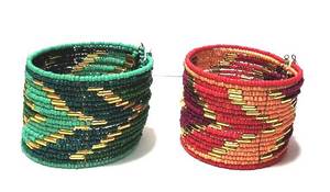 Brazalete de Cuentas Multicolores Estilo Maasai Africano |   Joyería Tribal Clásica GF con Baño de Plata/Oro, Regalo para Mujer - Product Image 5