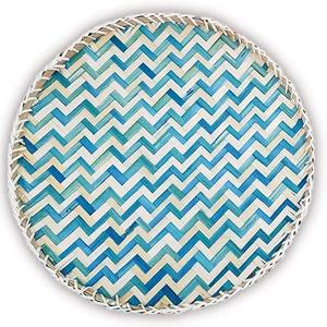 Toppik — panier en bambou rond, plat, décoration murale écologique, produit pour la maison - Product Image 6