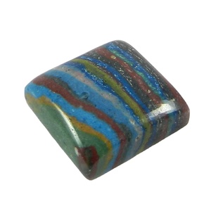 Pierres précieuses naturelles arc-en-ciel, Calsilica, forme carrée, 1.65 gms, pour la fabrication de bijoux, 2x13mm - Product Image 1