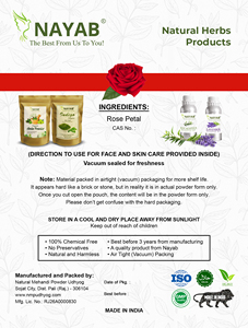 Nayab แพ็คเจลลี่แพ็ค100กรัม,แพ็คเจลล้างหน้าลอกออกได้แบบ DIY ลดริ้วรอยบนใบหน้าแพ็คเจลลี่กลีบดอกกุหลาบ NMP Udhyog - Product Image 2