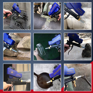 Pistolet de sablage Lematec 600cc à alimentation par gravité, à air comprimé, pour l'élimination de la rouille et de la peinture - Product Image 3