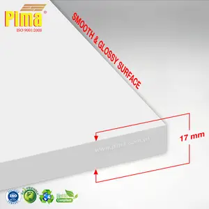 PVC foam board 17mm thickness white sheets door size (Pima)