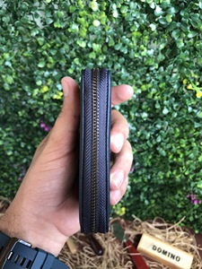 Cartera minimalista de cuero genuino para hombre, billetera de piel auténtica, 2023 - Product Image 3