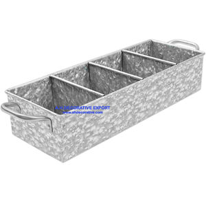 Cercle à glace en métal, 10 pièces, décoration de fête de jardin, vente chaude, fabrication, seau à glace galvanisé - Product Image 1