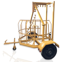 SKYFLEE SK15 Solutions FTTx pour Télécommunications, Remorque de Transport de Câbles à Fibre Optique EVYAP, Alimentation CA 220V, Capacité 350kg, Garantie 2 Ans, SDK LC