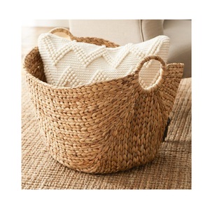 Water <b>Hyacinth</b> <b>Baskets</b> With Hiigh Quality Cheap Price // Ms. Rachel: +84896436456 - Product Image 1