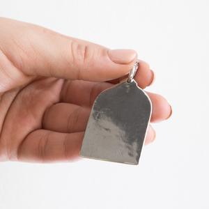 Colgante musulmán elegante para mujer, de Plata de Ley 925, rodanzante, inserto con anillos de Letras árabes, joyería - Product Image 4