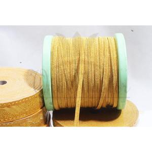 Cordon tressé torsadé à bordure dorée, fabriqué en usine, couleur et taille personnalisées pour uniformes d'officiers de cérémonie, marque Win Master - Product Image 2