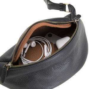 Zgminoan — sac à ceinture en cuir véritable, élégant et fait à la main, avec choix de couleur - Product Image 5