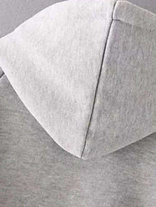 Vente en gros promotionnelle : Sweat à capuche personnalisé pour femme, en polaire lavée et brodée, écologique, coupe longue avec fentes latérales, tendance hiver - Product Image 6