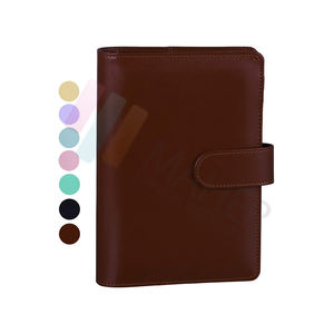 Mahersi กระเป๋าใส่เอกสารกันน้ำใช้ได้ทั้งชายและหญิงกระเป๋าหนังผ้าใบใส่เงินสดมีซิปกระเป๋าใส่แฟ้มใส่เงินติดโลโก้ดอกไม้มุก - Product Image 3