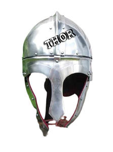 Casque médiéval unisexe, armure en acier poli, style gladiateur avec Stand knight des Templar, accessoire de déguisement, Costume d'halloween - Product Image 3