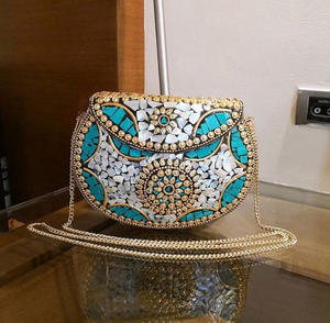 กระเป๋าคลัทช์และกระเป๋าถือทำมือขนาดเล็ก ประดับมุกหลากสี สำหรับเด็กผู้หญิง ในราคาที่ดีที่สุด - Product Image 4