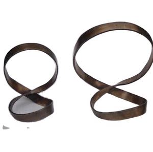 Esculturas y objetos decorativos de metal para decoración del hogar Escultura de nudo decorativo de metal Hecho en decoración de escaparate de aluminio fundido - Product Image 1