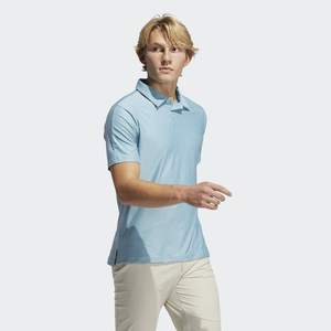 Polo de manga corta para hombre, Camiseta de algodón puro suave con textura, Polo deportivo, camiseta de sudor - Product Image 3