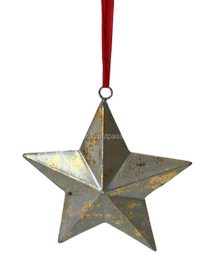 METALLIC DESIGN IRON CHRISTMAS <b>TREE</b> DECORATION BEST SELLER CHRISTMAS HANGING ORNAMENT METAL <b>STAR</b> WHITE GOLD DIY CHRISTMAS SUPPLY - Product Image 4