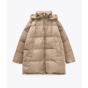 Abrigo de invierno de burbujas de manga larga para mujer, chaqueta acolchada de la mejor calidad para invierno - Product Image 5