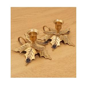 Juego de 2 candelabros de aluminio de color plateado Calidad de lujo Tamaño personalizado Soporte de vela alto para venta caliente - Product Image 3