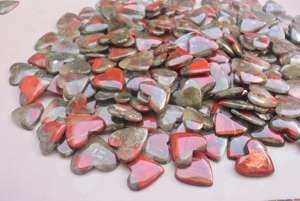 Piedra preciosa en forma de corazón, piedra preciosa en forma de corazón, corazón, sangre, al por mayor - Product Image 2