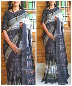 Sari en soie Banarasi Jacquard avec chemisier pour femme, pour les fêtes, les festivals, le quotidien, en coton doux et soyeux, design moderne, toujours tendance, vente en gros à bas prix - Product Image 4