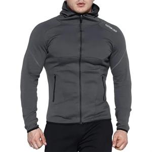 Venta al por mayor personalizar cremallera Sudadera con capucha Casual al aire libre transpirable hombres sudaderas con capucha sudadera - Product Image 1