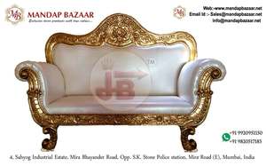 Canapé trône de mariage indien classique élégant Mandap modèle MANDAP BAZAAR marque meilleure qualité pour les décorations de mariage élégantes - Product Image 6