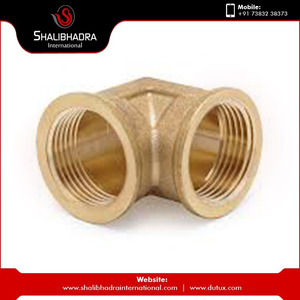 Codo de latón de alta presión de grado industrial con rosca hembra para tuberías de baño, para uso en fontanería, exportador indio - Product Image 6