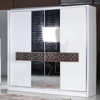 Meubles de chambre à coucher en bois massif, design classique antique de luxe, tailles personnalisées, durables et résistants pour appartement