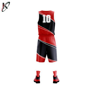 Maillot et shorts de basket-ball pour hommes, logo personnalisable, bon marché, sublimation, pour jeunes, pièces - Product Image 3