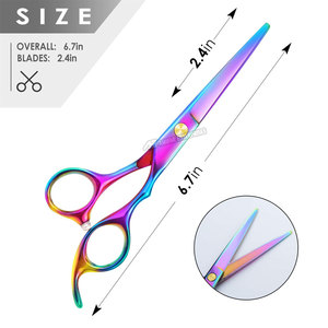 Professional Top High Quality Razor Blades Salon <b>Left</b> Handed Hair Cutting <b>Scissors</b> Barber Shears for <b>Left</b> <b>Hand</b> - Product Image 2