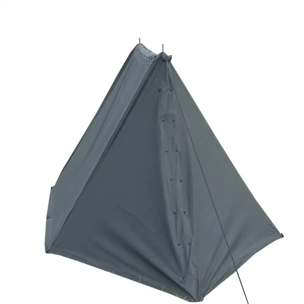 Winter Outdoor 2 Personen Zelt Heavy Duty Canvas Stoff Camping Zelt Einfache Einrichtung Wasserdichtes 4-Jahreszeiten-Zelt zum Verkauf