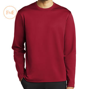 Sudadera personalizada para hombre con mangas completas 100% algodón tejido cuello redondo marca OEM sudadera polar - Product Image 1