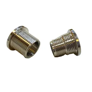 Custom materials hose fittings male nut female nut threaded nipple Made In Taiwan