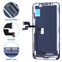 Écran OLED GX LCD rigide Elekworld pour iPhone X XR XS XS Max 11 12 Pro Max – Remplacement d'écran tactile LCD avec numériseur