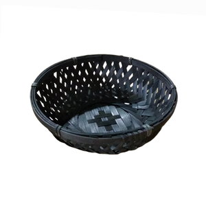 Round rattan basket, traditional rattan basket from Vietnam now on sale - Product Image 6