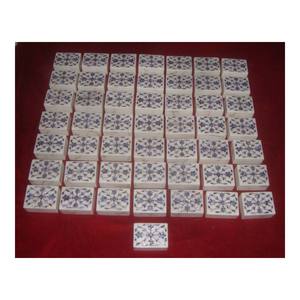 Boîtes à bijoux décoratives en marbre blanc de haute qualité, nacre bleue naturelle, en vrac - Product Image 1