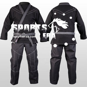 Ropa de artes marciales Jiu jitsu, 100% algodón, bordado personalizado, gran oferta - Product Image 2