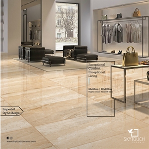 Wholesale Cheapest 60*60cm Modern Park Outdoor Floor and Wall Botticino Porcelain <b>Tile</b> for <b>Decorative</b> Bedroom - Product Image 3