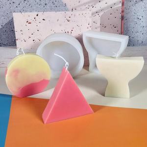 Moldes artesanales de <span class=keywords><strong>silicona</strong></span> para hacer jabón, moldes de aromaterapia para velas de Navidad, DIY - Product Image 2