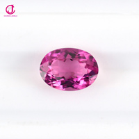 1.36 carats 100% naturel tourmaline rose de haute qualité pierre précieuse en vrac 8x6mm ovale à facettes pierre précieuse fournisseur en gros