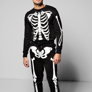 ชุดวอร์มผู้ชายแบบ 2 ชิ้น ชุดลำลอง เสื้อฮู้ดซิปและกางเกงวอร์มขายาว - Product Image 6