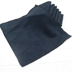 汽车细节毛巾超细纤维毛巾洗涤清洁工具洗车黑色超细纤维毛巾