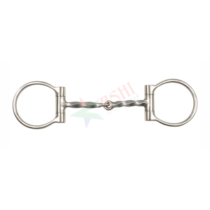 โรงงานที่กำหนดเองบิตอุปสรรค์ม้าสแตนเลสที่กำหนดเองสำหรับการแข่งม้าผลิตภัณฑ์ม้าคว้าบิต - Product Image 5